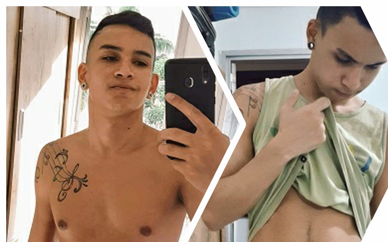 FOTOS] Jovencito tatuado enseña la verga - Chicos G